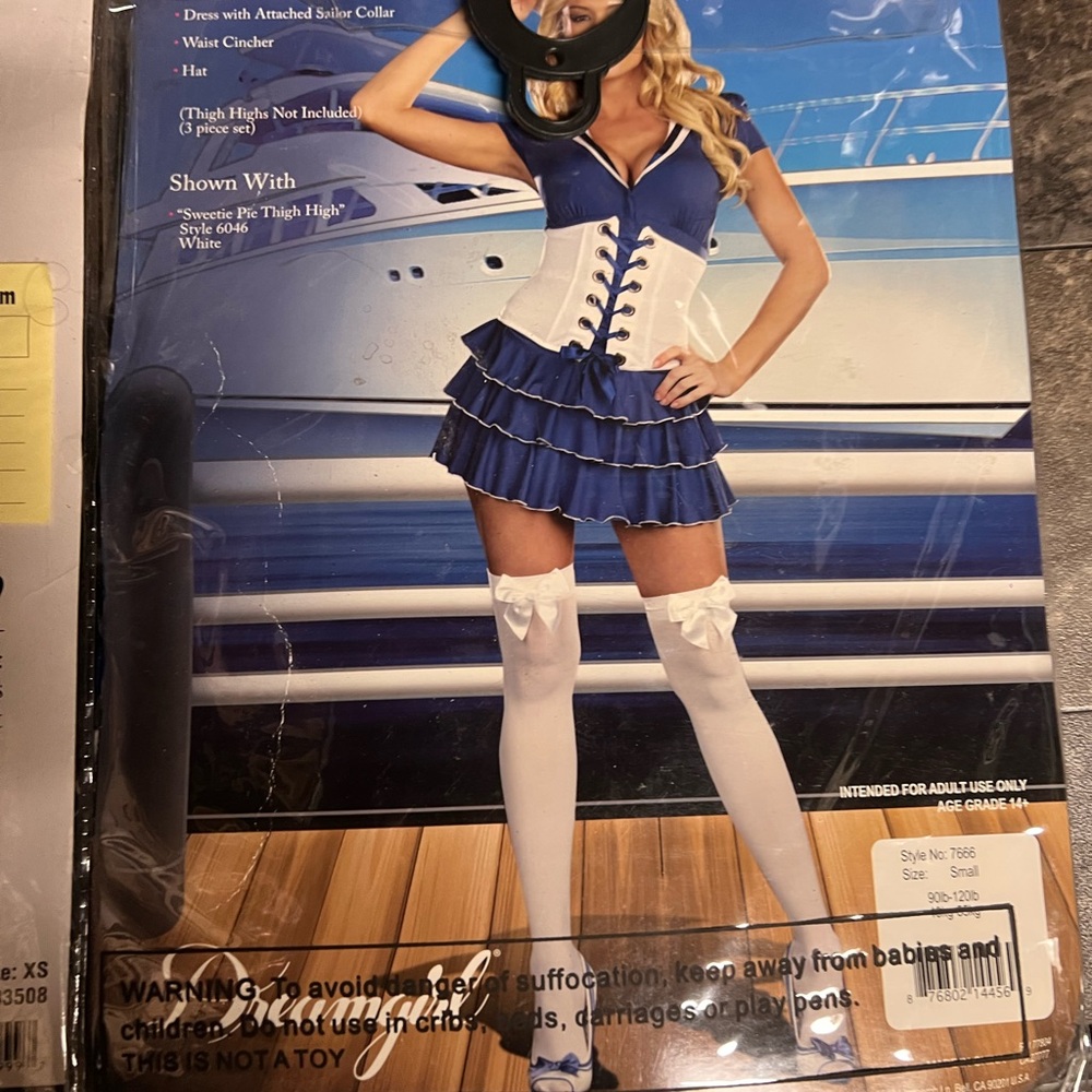 Blue and White Sailor Costume
